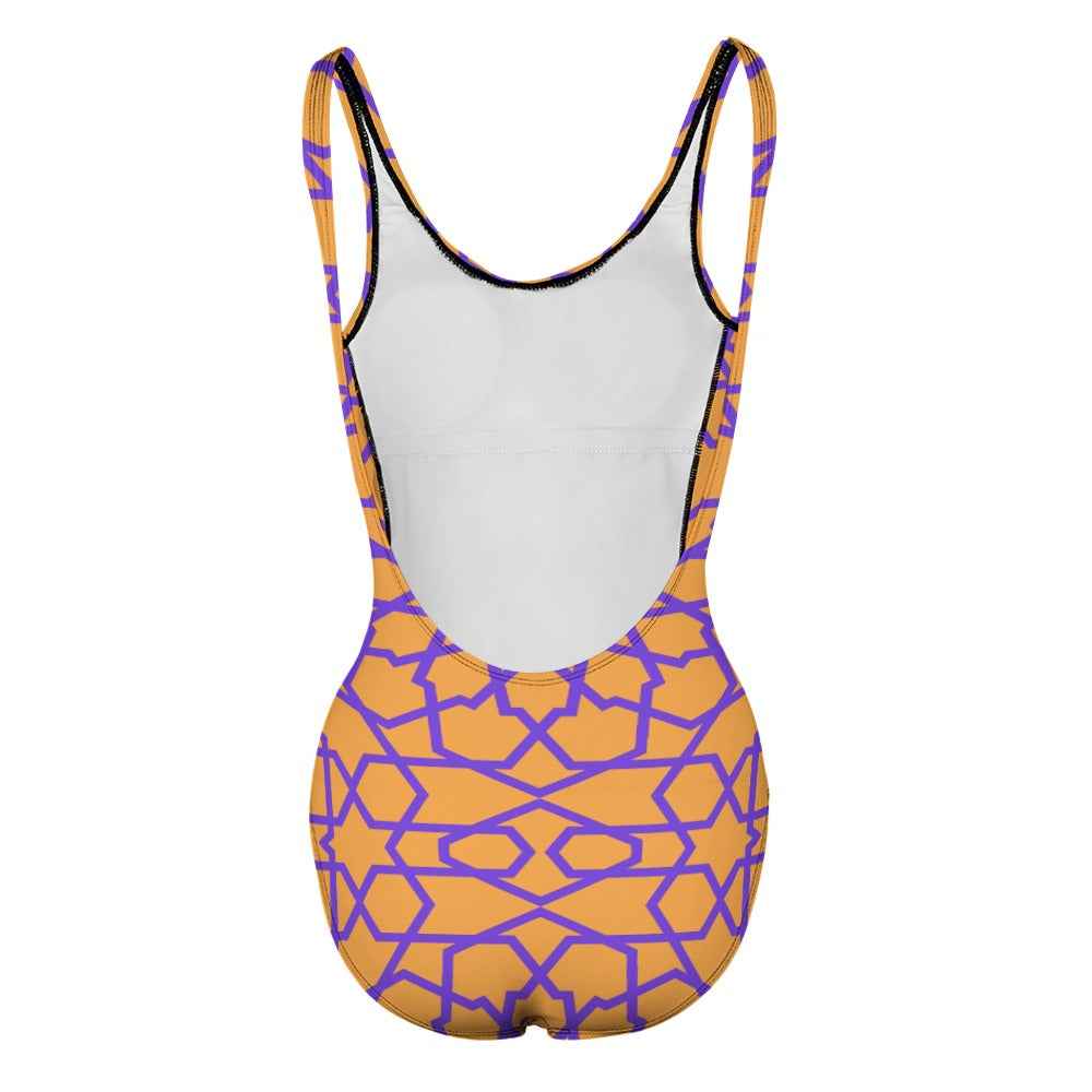 Chic Design Adult One Piece Swimsuit Full Print