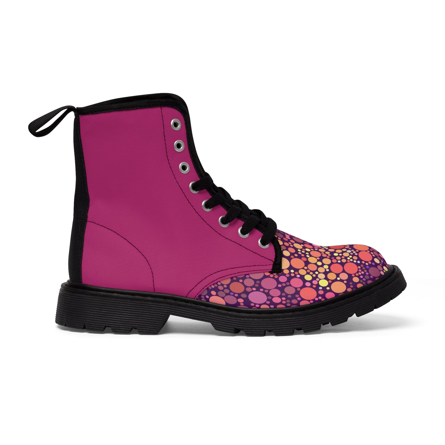 STOMP Boots FUSCHIA SHOCK Magenta Women's Canvas