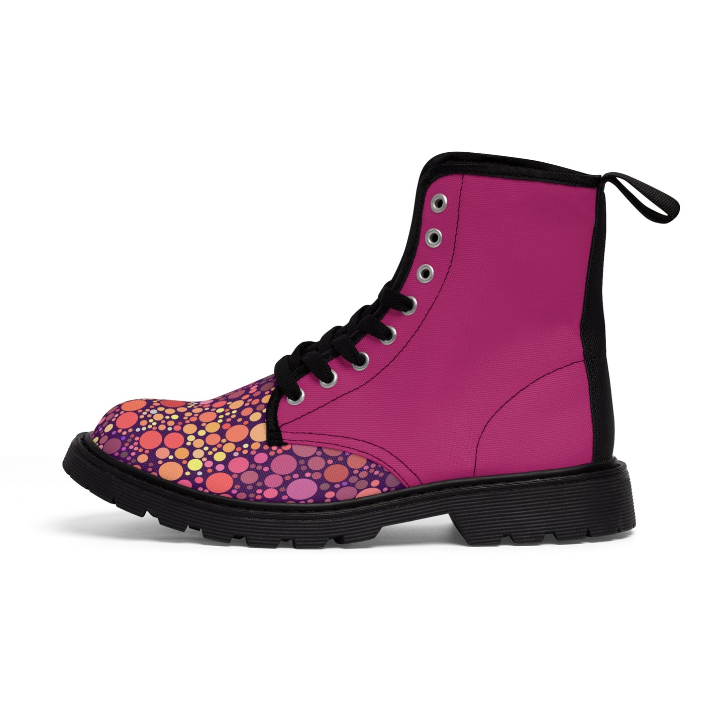 STOMP Boots FUSCHIA SHOCK Magenta Women's Canvas