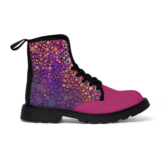 STOMP Boots FUSCHIA SHOCK Magenta Men's Canvas