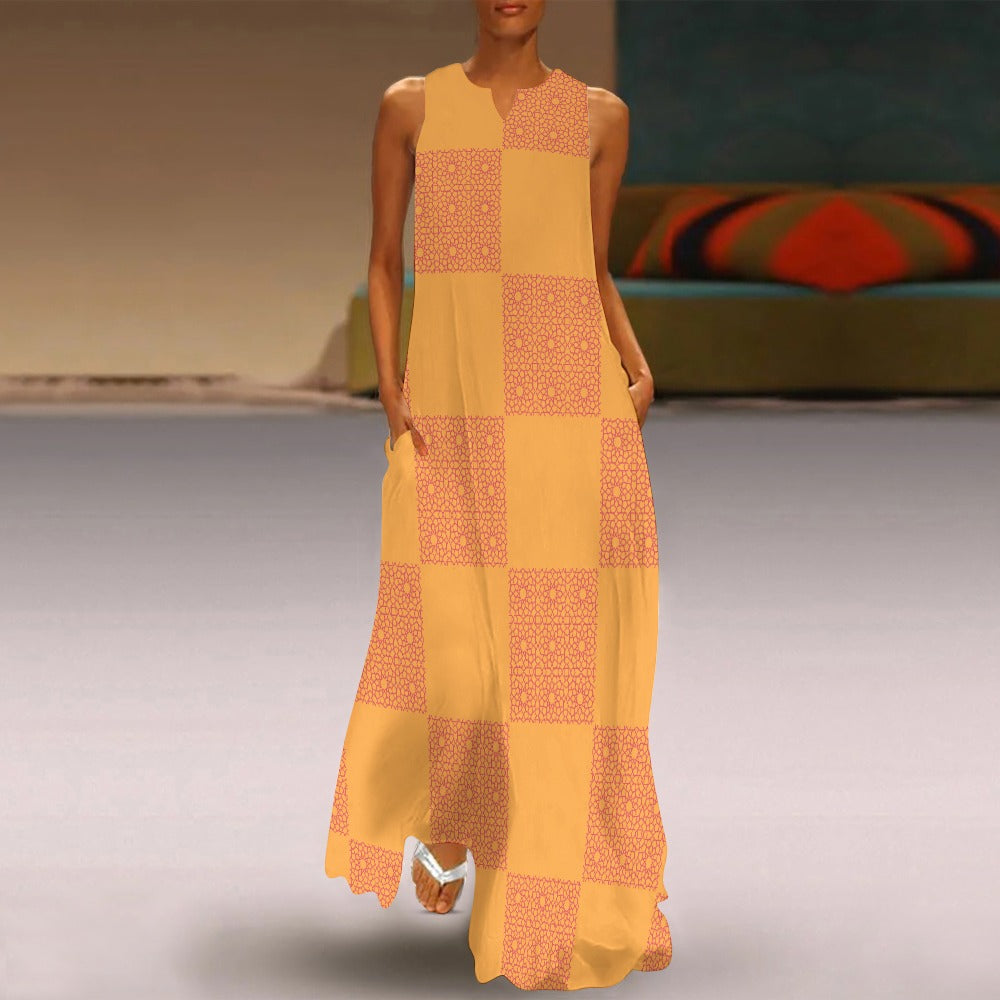 SANDBAR Long dress CORDOBA Oro Vieira S-5XL