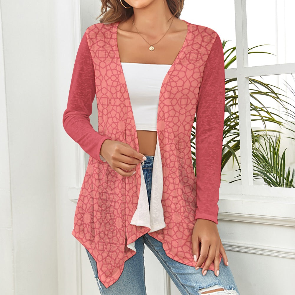 SANDBAR Resort Cardi CORDOBA Coral Vieira cardigan S-2XL