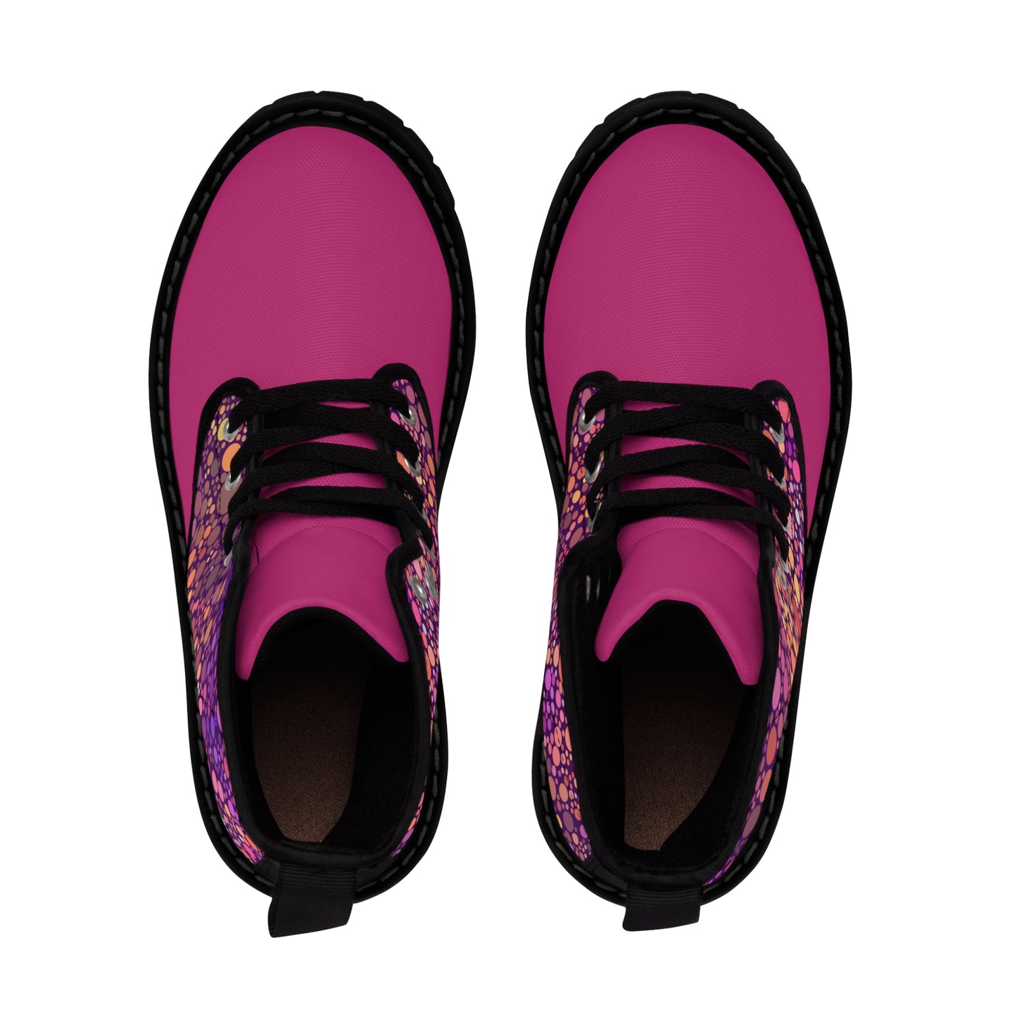 STOMP Boots FUSCHIA SHOCK Magenta Men's Canvas