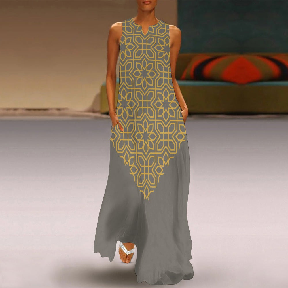 SANDBAR Long dress CADIZ Quartz S-5XL