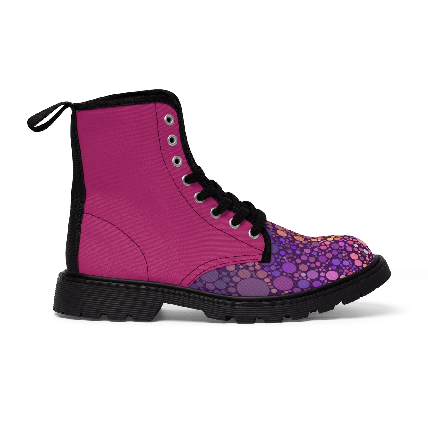 STOMP Boots FUSCHIA SHOCK Magenta Women's Canvas