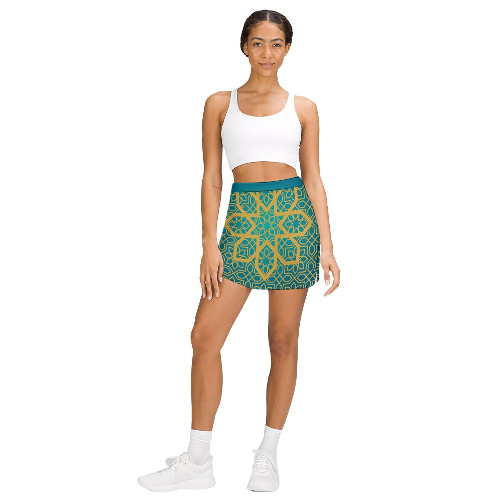 SANDBAR Workout Skorts CADIZ Malachite III S-4XL