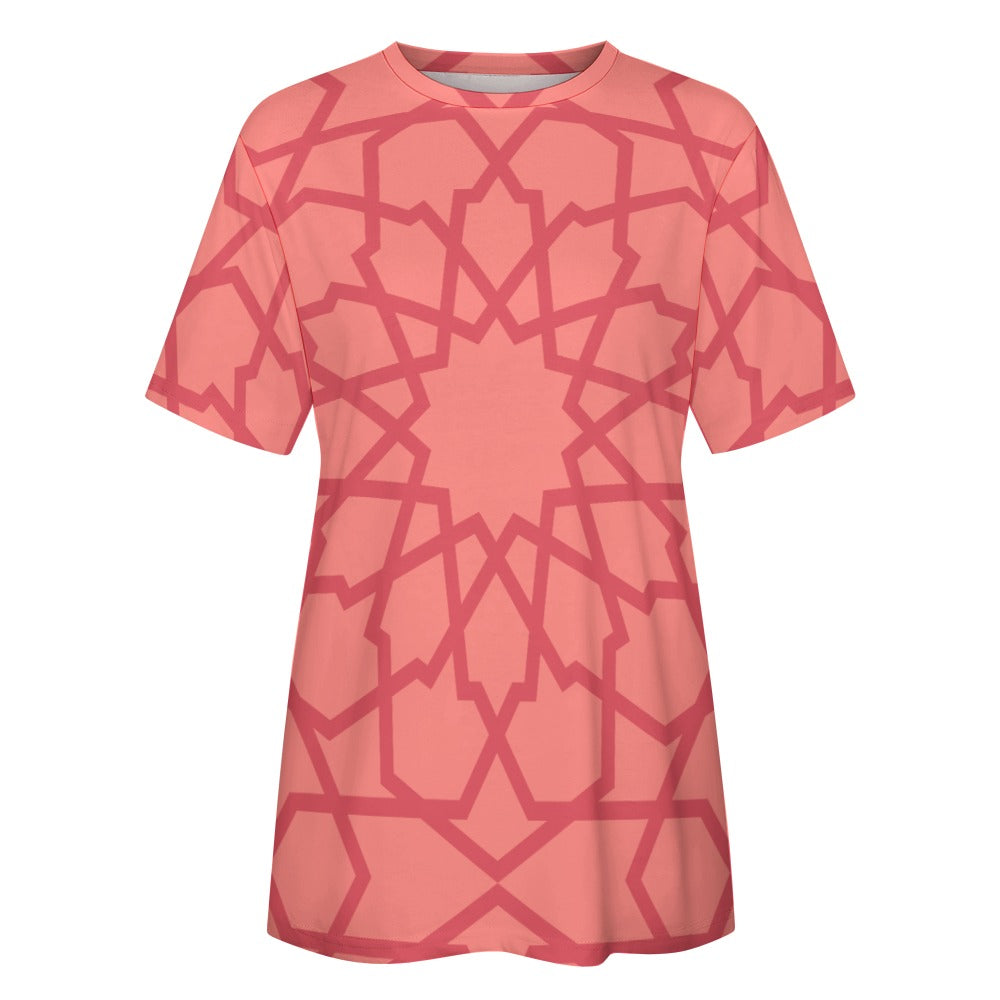 SANDBAR Cotton T-Shirt CORDOBA Coral I 2XS-4XL