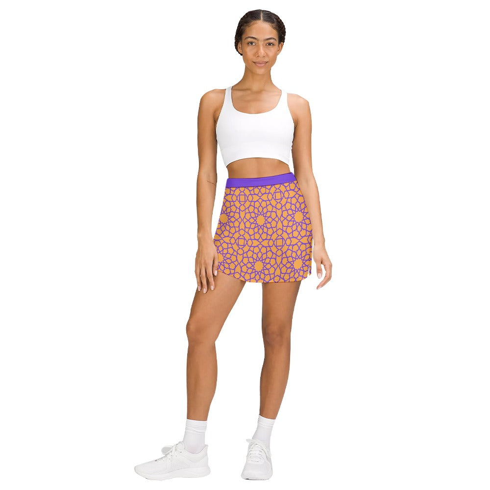 SANDBAR Workout Skorts CORDOBA Oro Jacaranda S-4XL