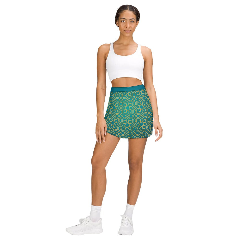 SANDBAR Workout Skorts CADIZ Malachite S-4XL