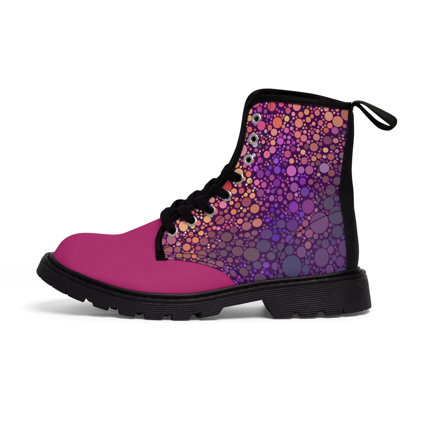 STOMP Boots FUSCHIA SHOCK Magenta Men's Canvas