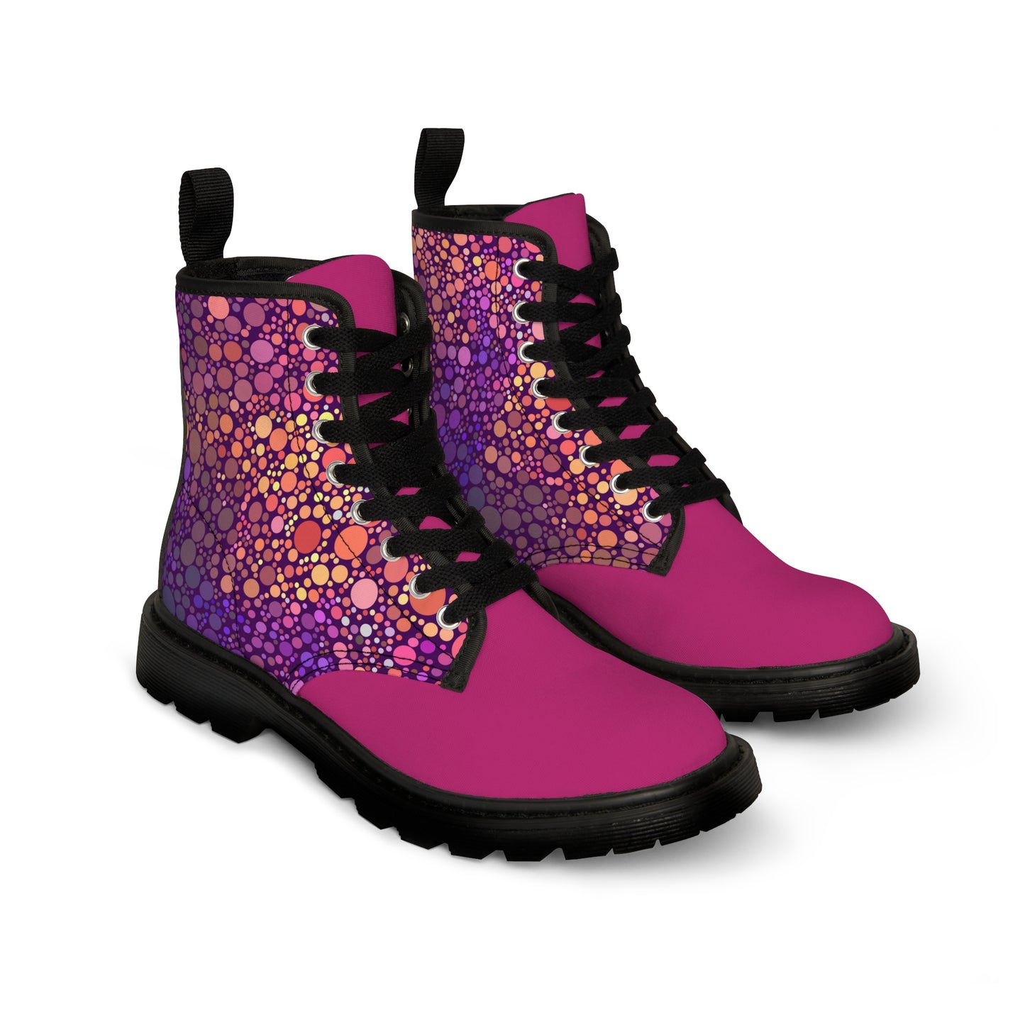 STOMP Boots FUSCHIA SHOCK Magenta Men's Canvas