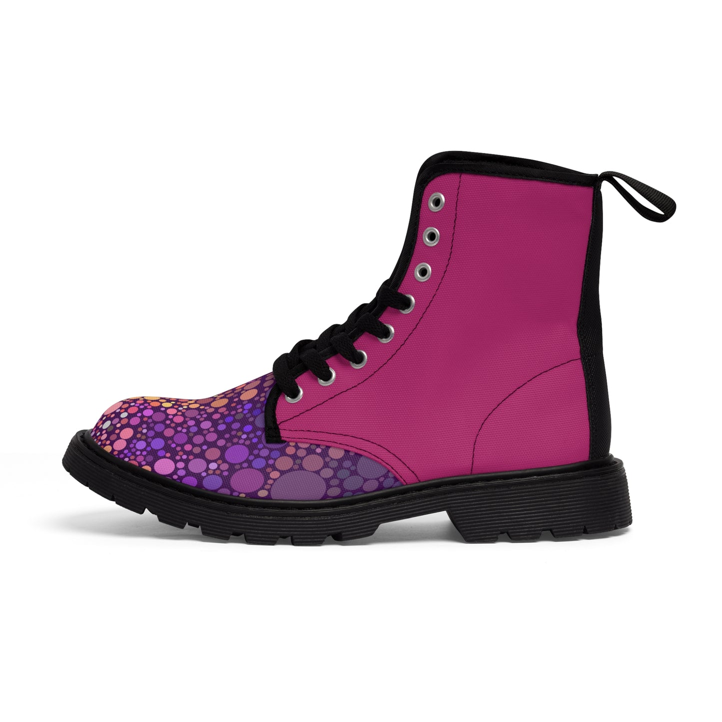 STOMP Boots FUSCHIA SHOCK Magenta Women's Canvas