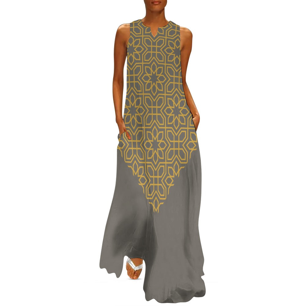 SANDBAR Long dress CADIZ Quartz S-5XL