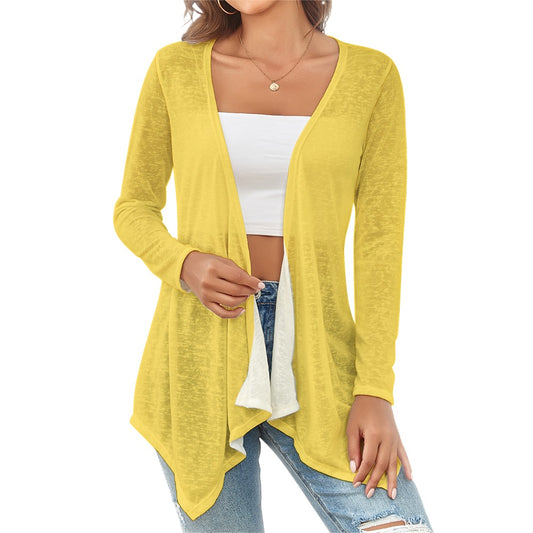 SANDBAR Resort Cardi LISBON Lemon solid S-2XL cardigan