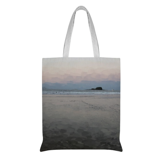 Customizable Cotton and Linen Tote Bags 15" × 16.5" 1 Side Printing