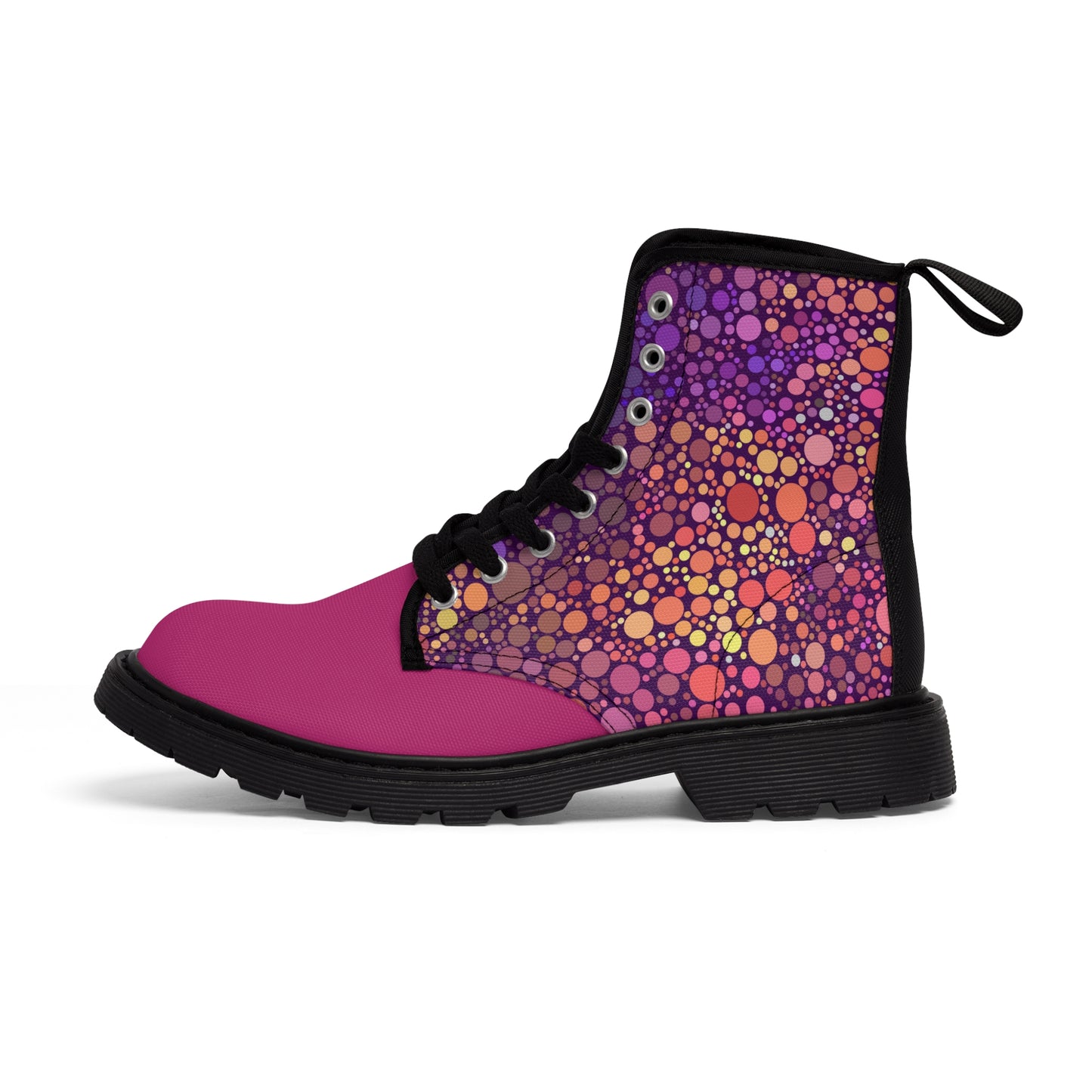 STOMP Boots FUSCHIA SHOCK Magenta Men's Canvas