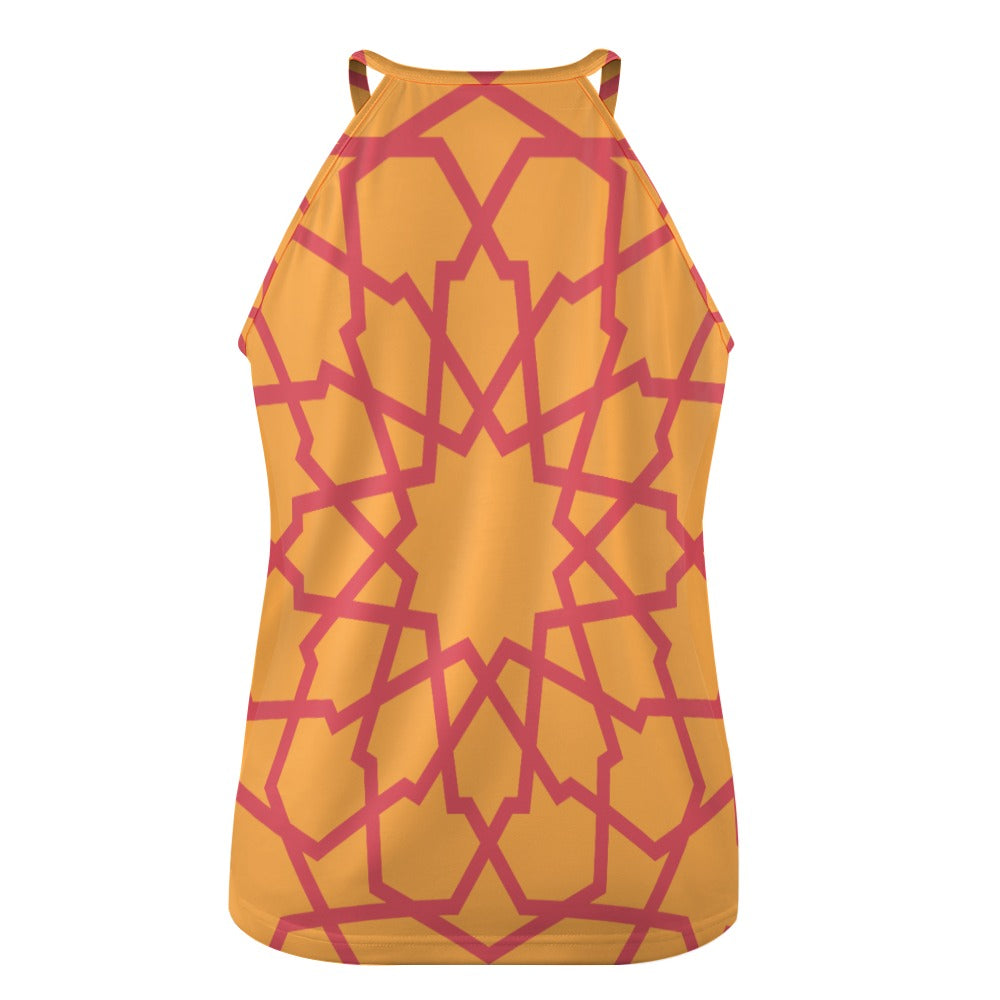 SANDBAR Hi Neck Singlet Top CORDOBA Oro Vieira S-5XL