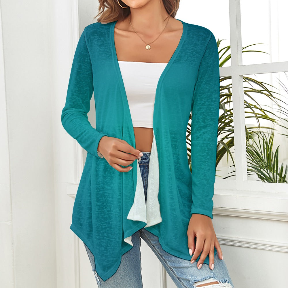 SANDBAR Resort Cardi CADIZ Malachite solid cardigan S-2XL