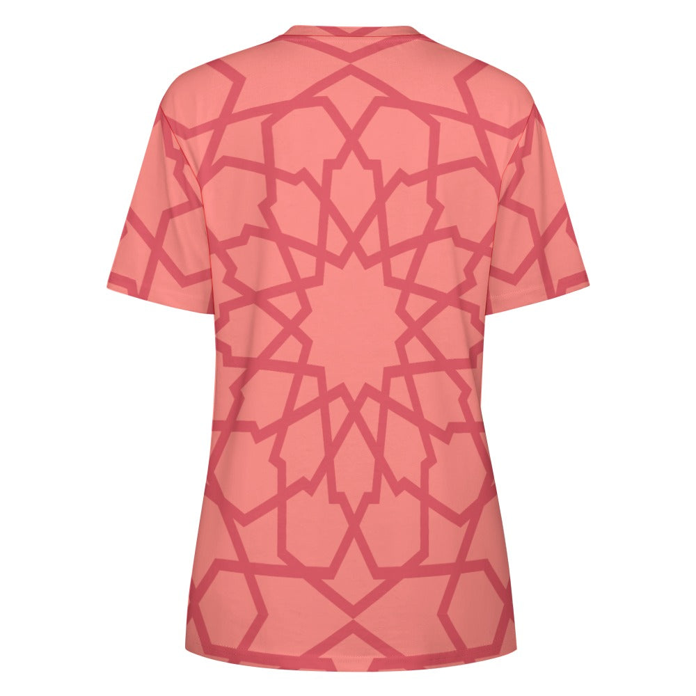 SANDBAR Cotton T-Shirt CORDOBA Coral I 2XS-4XL