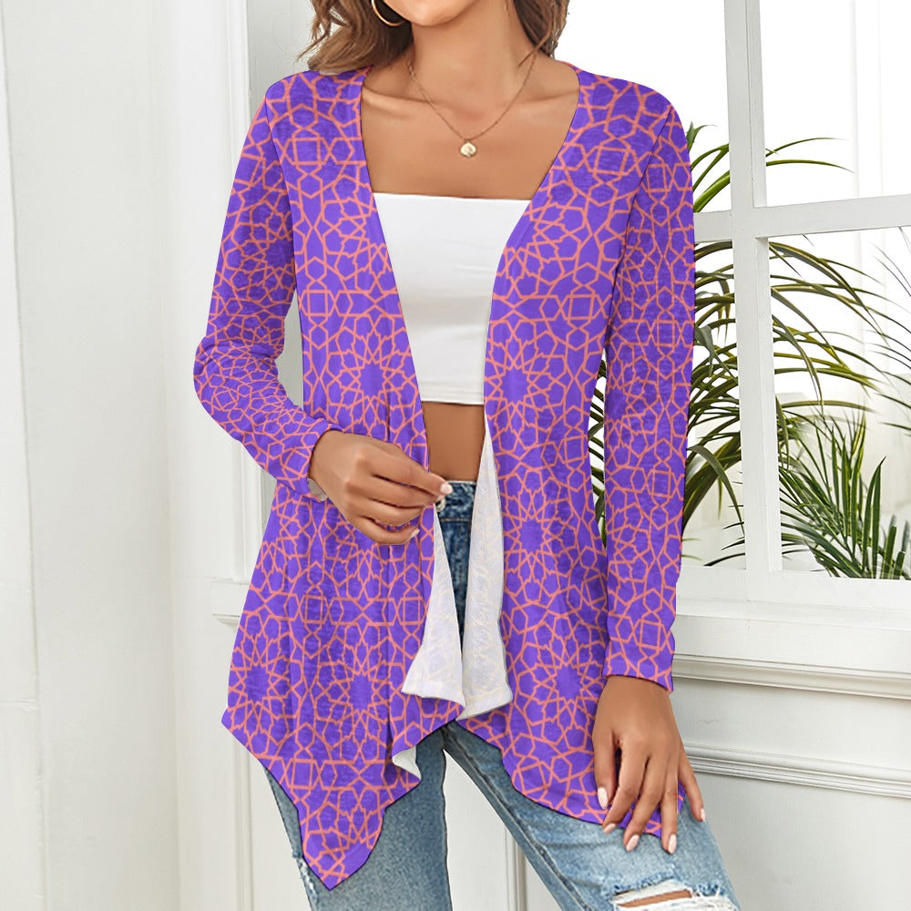 SANDBAR Resort Cardi CORDOBA Jacaranda Coral S-2XL