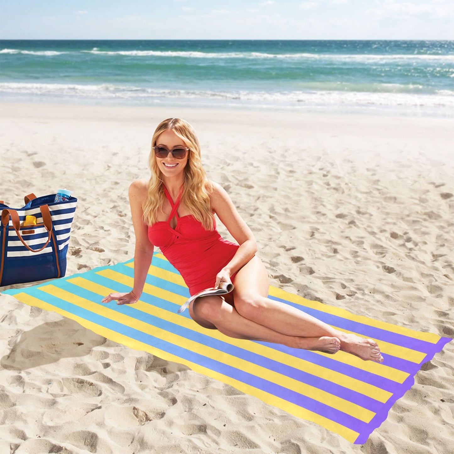 SANDBAR Beach Towel Suede LISBON Shakeoff