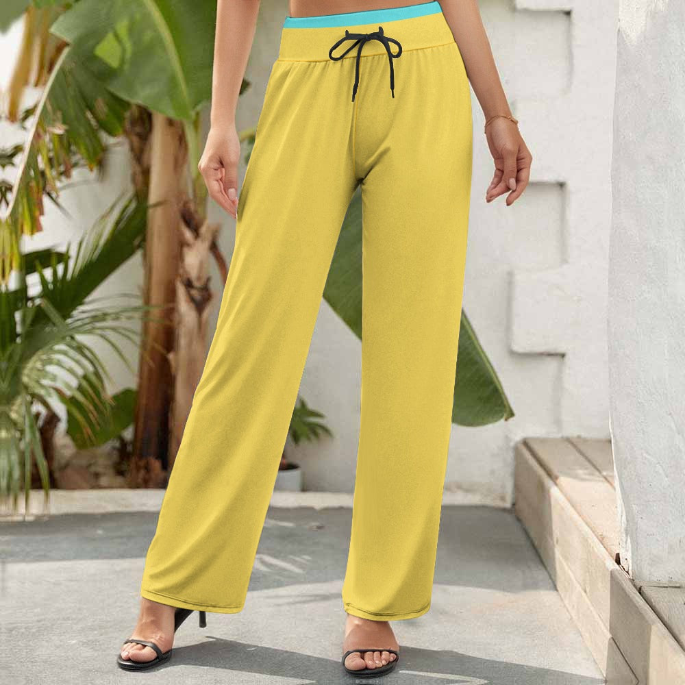 SANDBAR Wide Leg Pants LISBON Lemon S-2XL