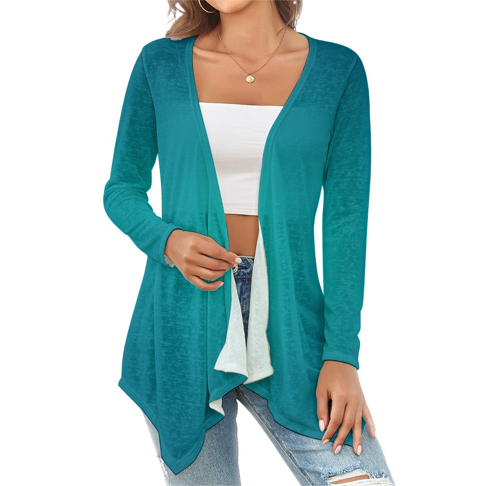 SANDBAR Resort Cardi CADIZ Malachite solid cardigan S-2XL