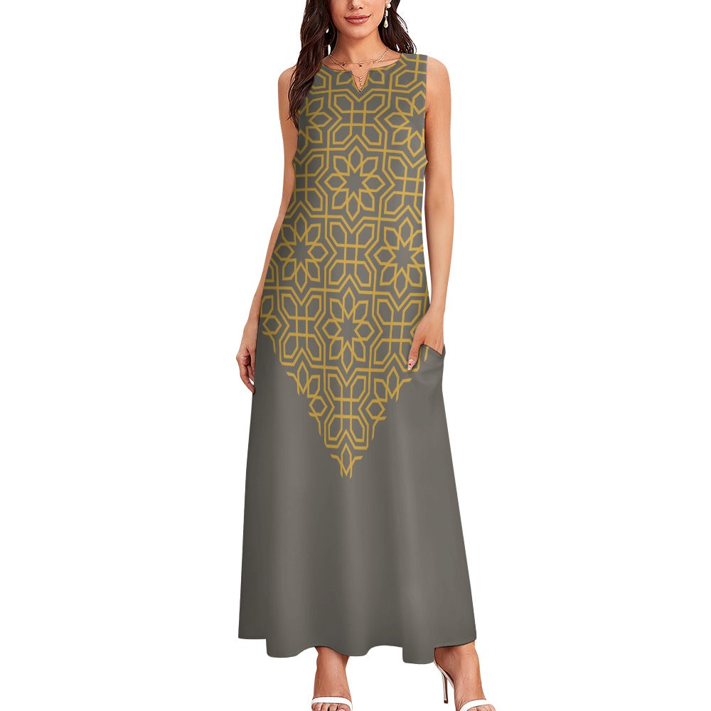 SANDBAR Long dress CADIZ Quartz S-5XL