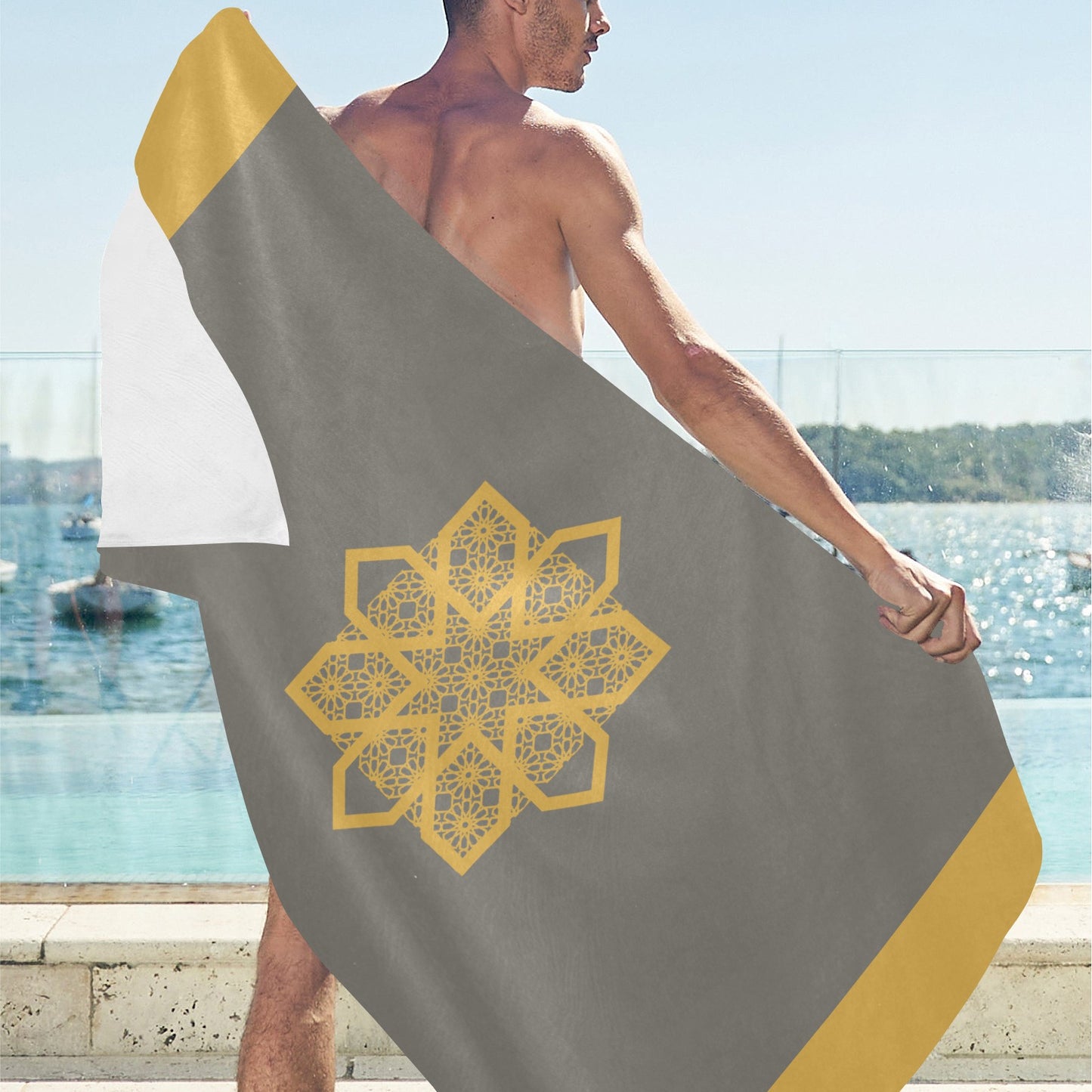 SANDBAR Beach Towel Suede CADIZ Quartz Shakeoff