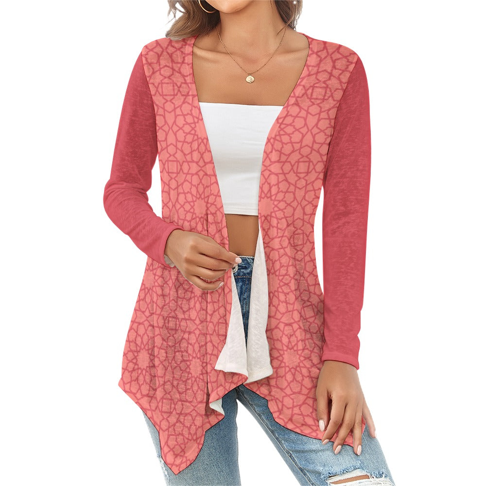 SANDBAR Resort Cardi CORDOBA Coral Vieira cardigan S-2XL