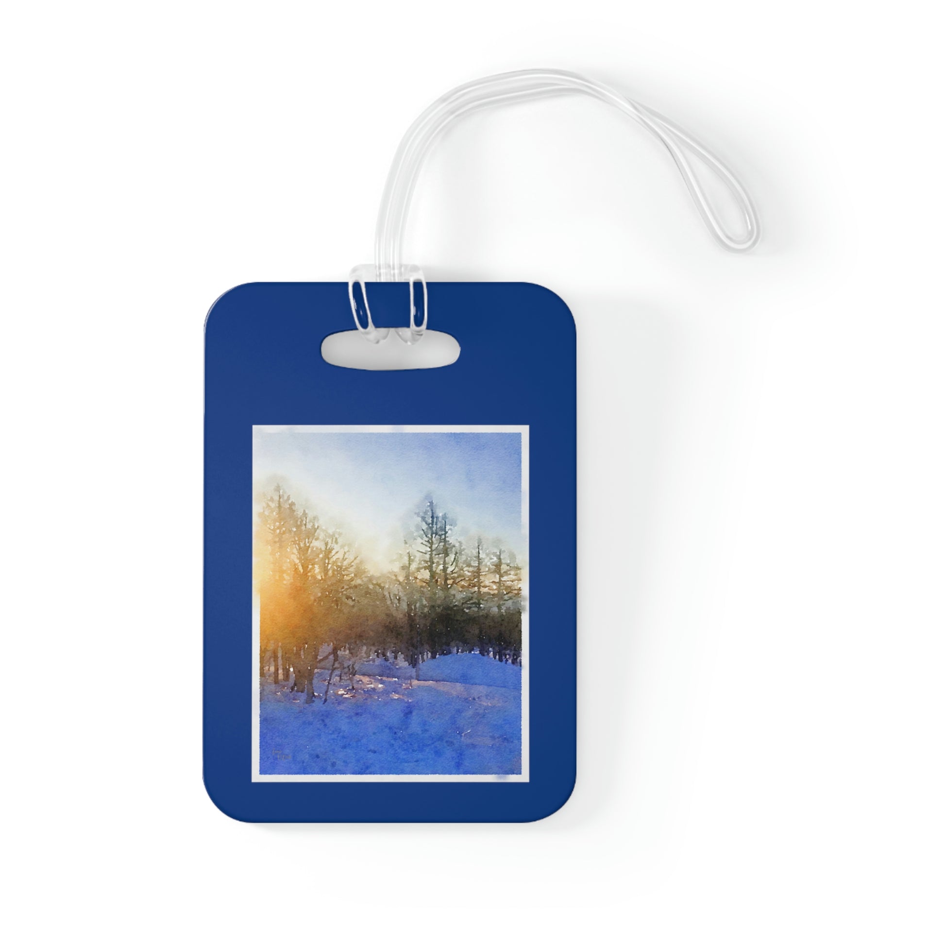 Bag Tag Myoko snow scene