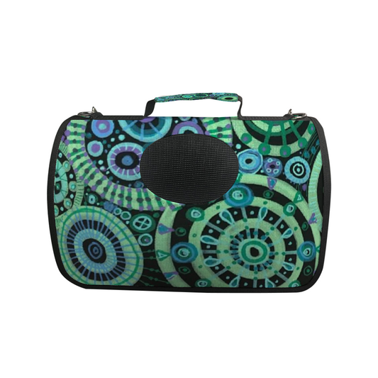 Doggy Bag in vibrant and delightful teal and purple