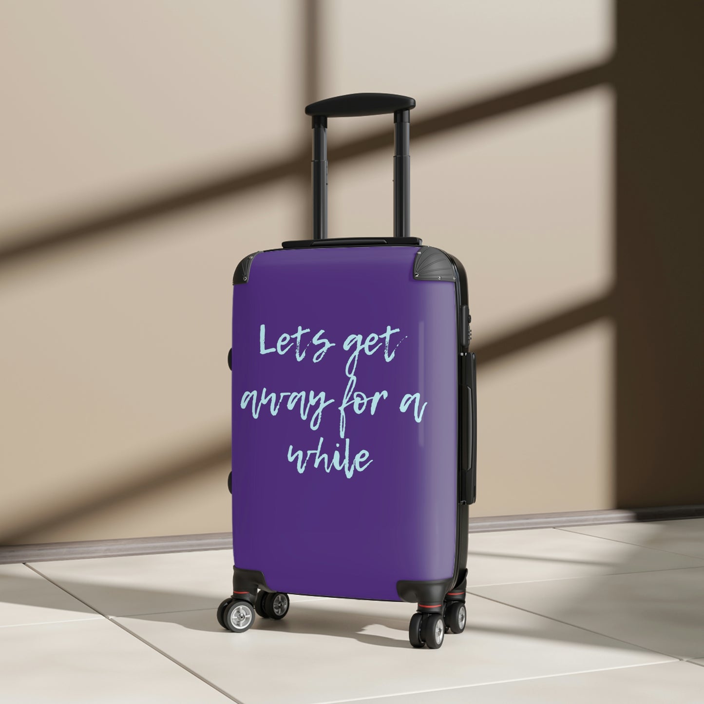 QUEST Suitcase Lets get away Purple