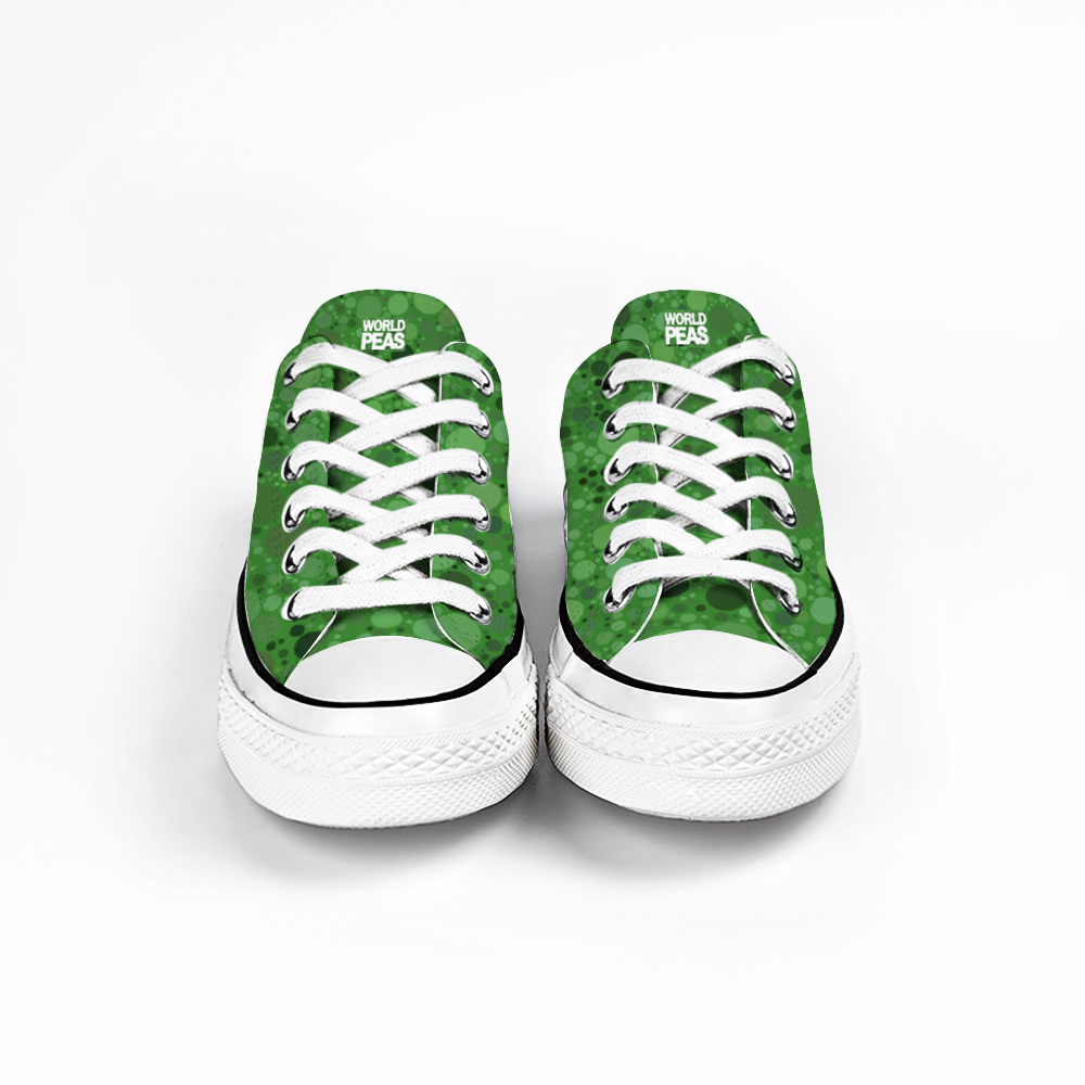 Top Cool sneakers with a pun - World Peas instead of World Peace