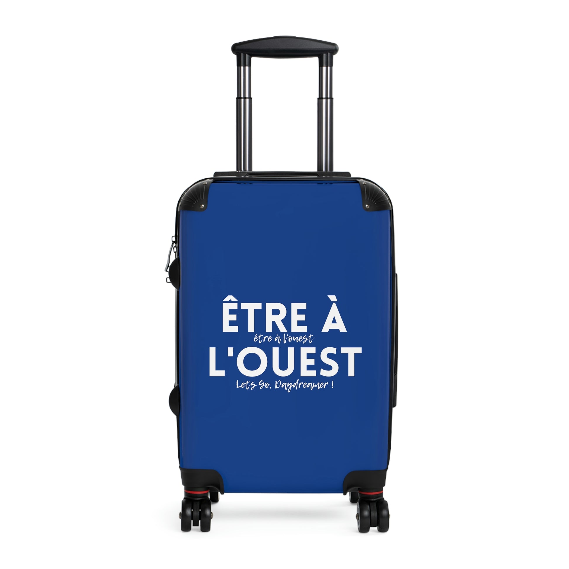 Wheeled small suitcase / Carry on luggage with a written reminder to live your dreams!