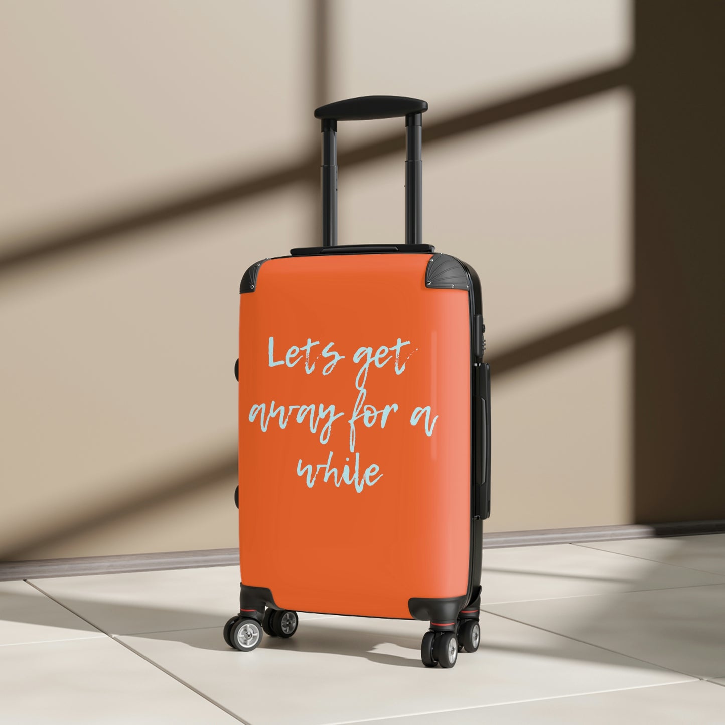 QUEST Suitcase Lets get away Orange